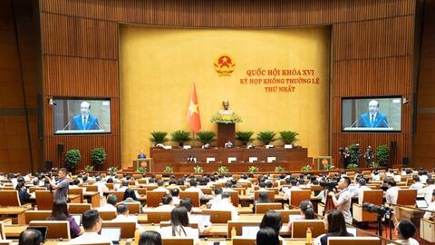 Quốc hội thảo luận về việc thành lập thành phố Quảng Ninh và thành phố Bắc Ninh