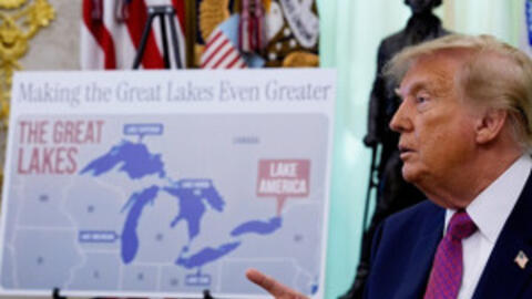 Ông Trump tuyên bố đổi tên ‘hồ Ontario’ thành hồ America