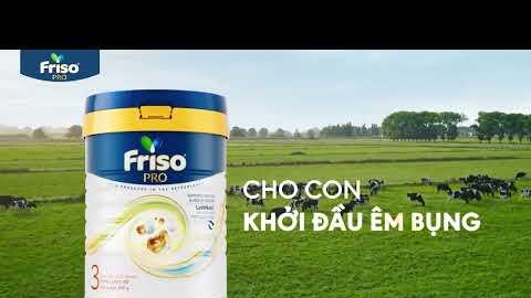 Friso Pro nuôi dưỡng bụng êm cho bé khỏe mỗi ngày