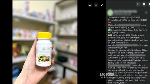 Ma trận quảng cáo thực phẩm chức năng phòng đột quỵ