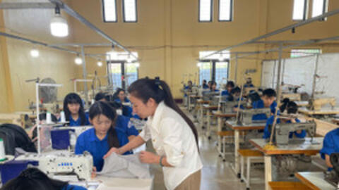 Dạy nghề cho học sinh vùng khó, mở rộng cơ hội việc làm bền vững