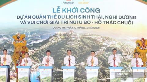 Khởi công tổ hợp du lịch hơn 16 nghìn tỉ đồng tại núi U Bò - hồ Thác Chuối