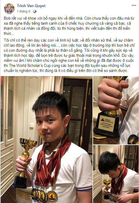 Dạy con chu đáo, Chủ tịch FLC Trịnh Văn Quyết được trầm trồ không chỉ là tỷ phú trên thương trường mà còn là tỷ phú của tình yêu thương - Ảnh 1.