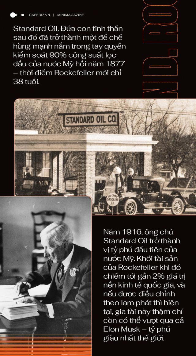 Chân dung ông vua dầu mỏ John D. Rockefeller: Đứa trẻ đào khoai thành tỷ phú khét tiếng nhờ triết lý ‘biến đồng tiền thành nô lệ’ - Ảnh 3.