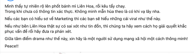 Một số người cũng không ngừng trấn an dân mạng