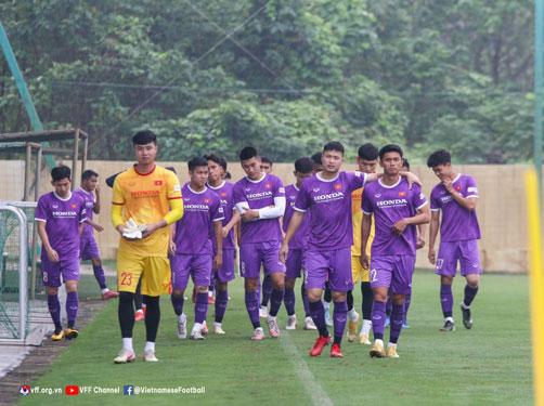 HLV Park Hang-seo và U23 Việt Nam không thể chủ quan trước U23 Indonesia ở bảng A tại SEA Games 31. Ảnh: VFF.