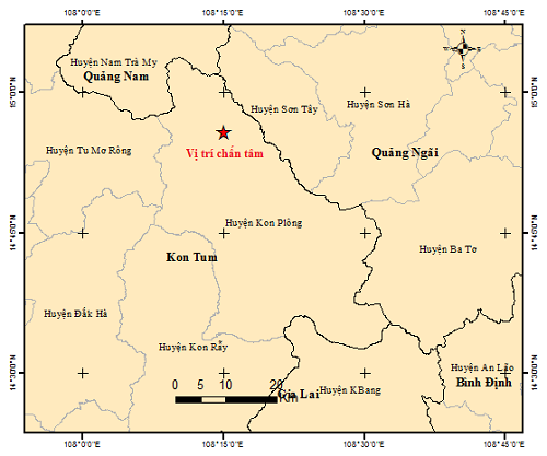 Kon Tum: Động đất 3.2 độ ngay trước khi bão Noru đổ bộ - Ảnh 2.