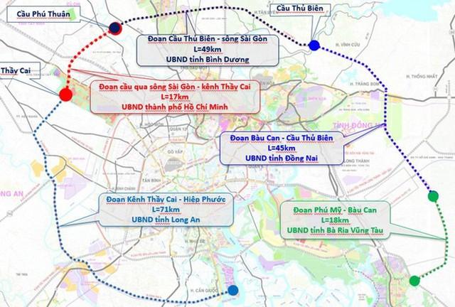 Rà soát, thống nhất phương án tuyến đường Vành đai 4 TPHCM - Ảnh 1.