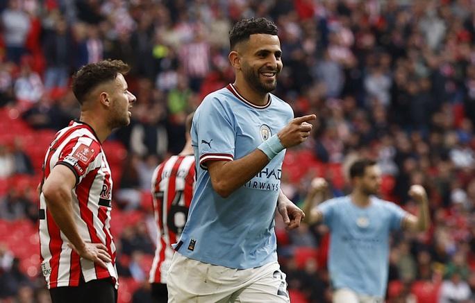 Riyad Mahrez lập hat-trick, Man City hạ Sheffield United vào chung kết FA Cup - Ảnh 5.