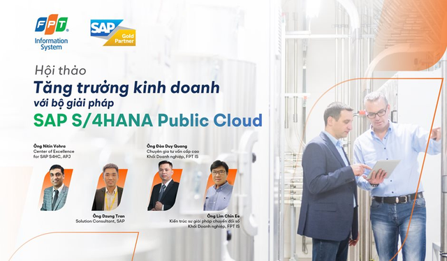 FPT IS tổ chức hội thảo về SAP S/4HANA Public Cloud đầu tiên tại Việt Nam