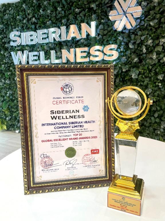 Siberian Wellness lập hat-trick với 3 giải thưởng tại lễ vinh danh Thương hiệu xuất sắc toàn cầu 2023 - Ảnh 1.