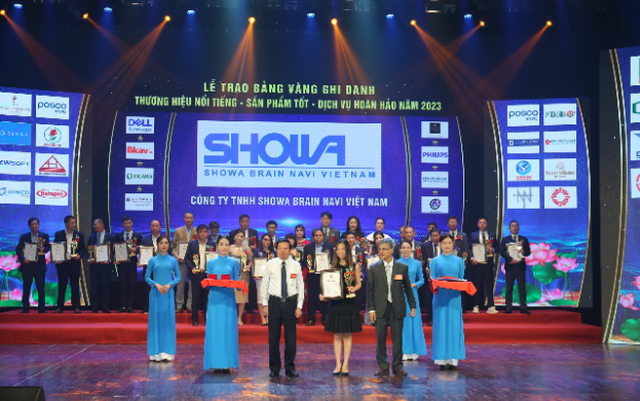 Showa Brain Navi Việt Nam nhận 3 giải Doanh nhân trí thức tiêu biểu Việt Nam 2023