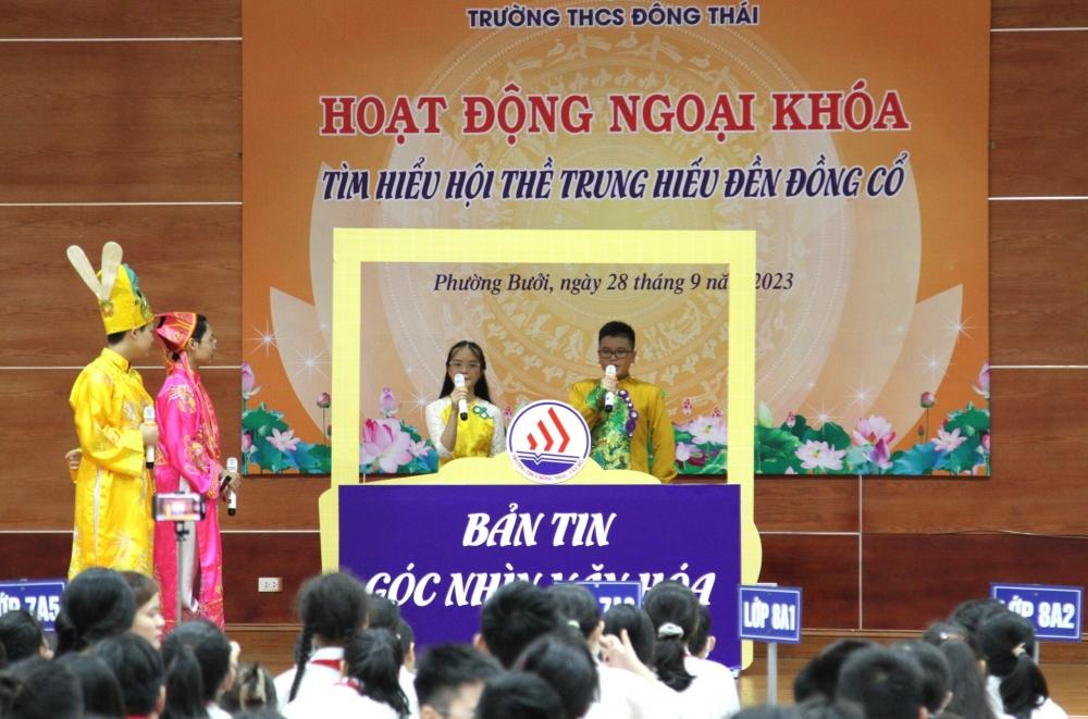 Ngoại khóa giáo dục truyền thống lịch sử, văn hóa đền Đồng Cổ