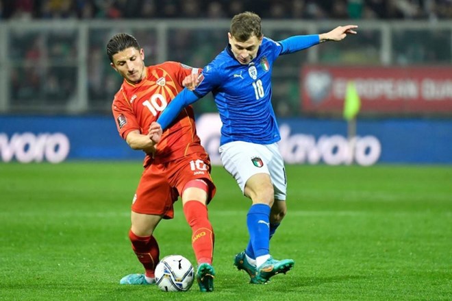 Kết quả, lịch thi đấu bóng đá 17.11: Italy - Bắc Macedonia