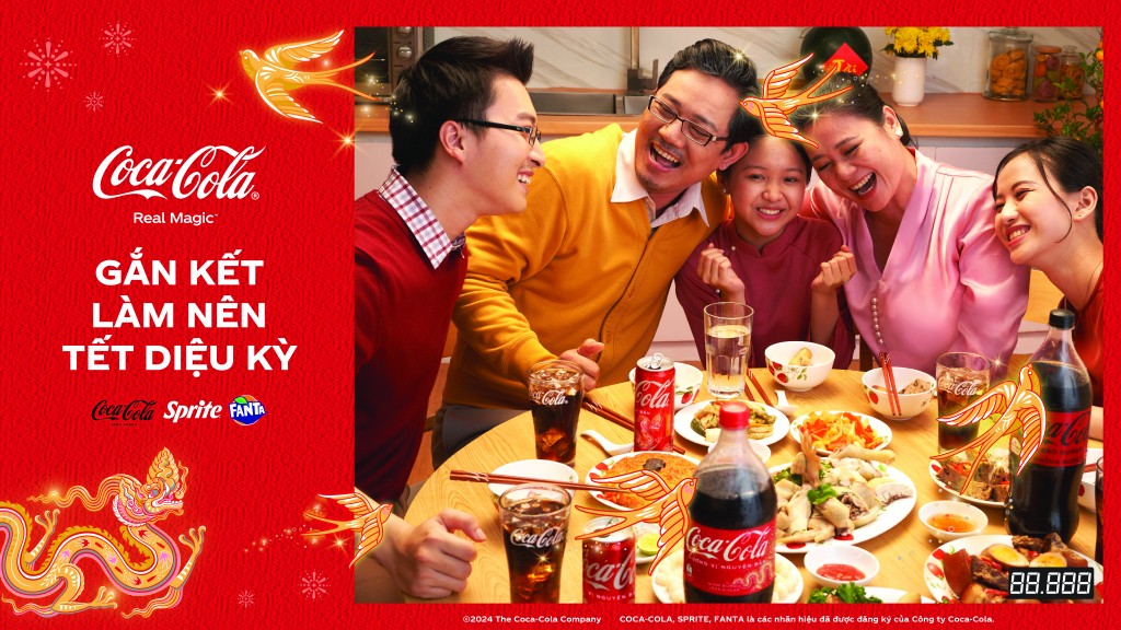 Coca-Cola lan tỏa thông điệp “Gắn kết làm nên Tết diệu kỳ