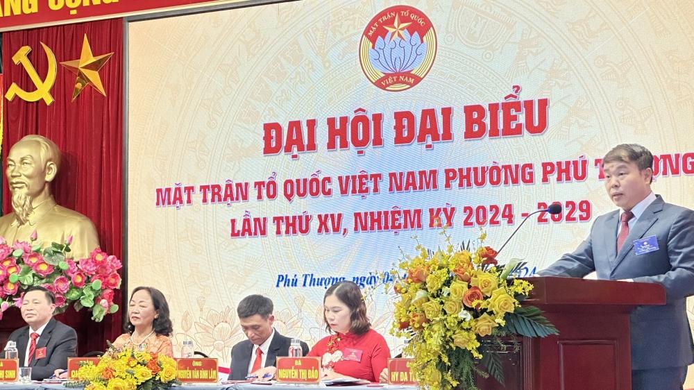 ông Phạm Xuân Đức, Bí thư Đảng ủy phường Phú Thượng