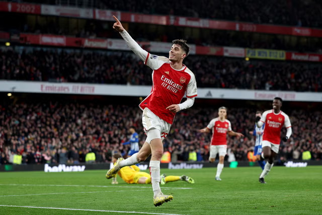 Sự xuất hiện của Kai Havertz tại Arsenal trở thành cơn đau đầu với Mikel Arteta.  Ảnh: AFP