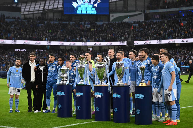 Man City tự tin vào khả năng duy trì thành công với nhân sự hiện tại.  Ảnh: AFP