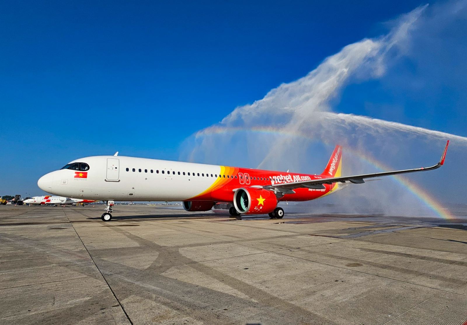 Vietjet tiếp tục nhận tàu bay ngày đầu năm mới- Ảnh 3.