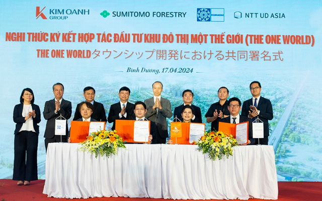 Kim Oanh Group ký kết hợp tác đầu tư với 3 đối tác của Nhật.