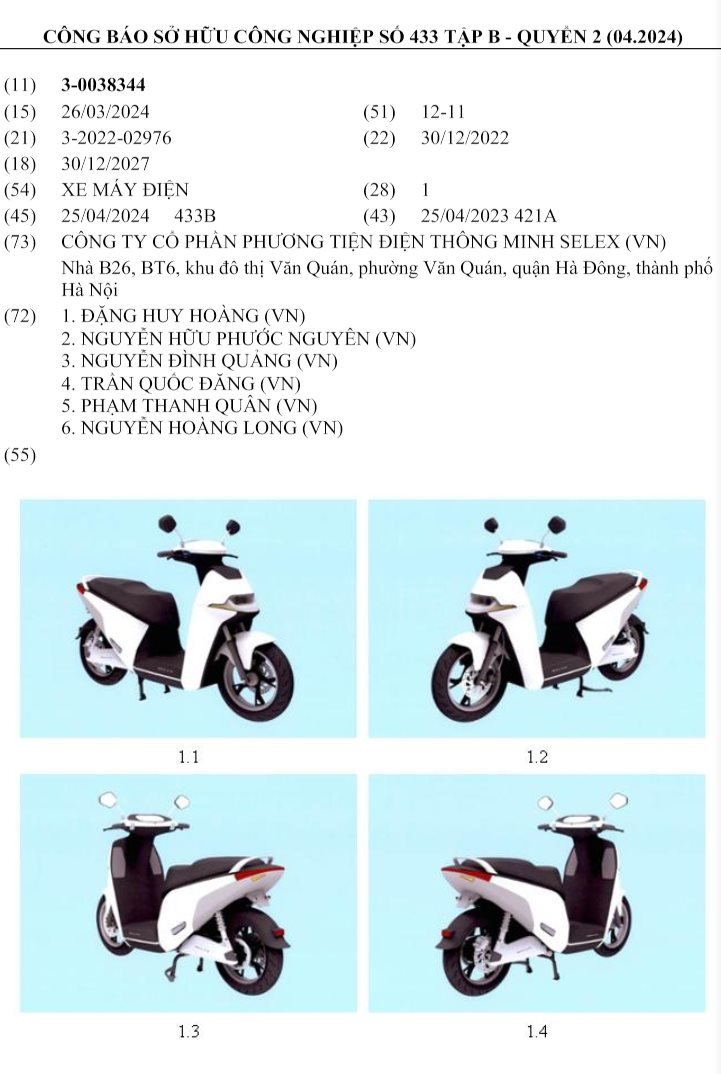 Một thương hiệu made by Vietnam vừa đăng ký mẫu xe máy điện mới: ngoại hình như Honda SH, sớm đối đầu VinFast và Yadea- Ảnh 1.