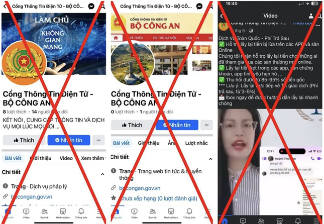 Giả mạo cổng thông tin Bộ Công an để giăng bẫy lừa đảo- Ảnh 1.