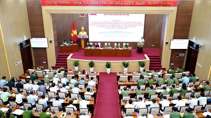 Quang cảnh Hội thảo (Ảnh: quangngai.gov.vn)