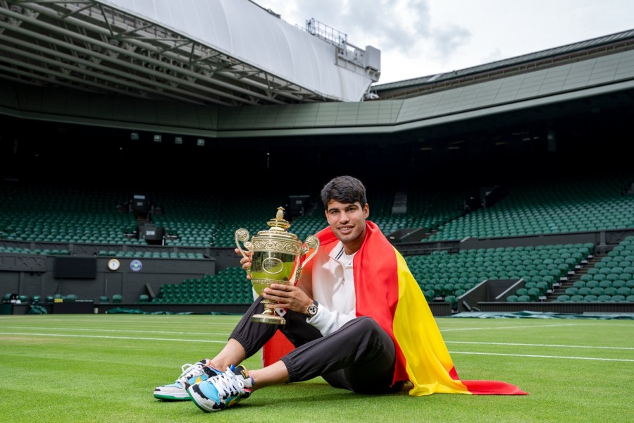 Alcaraz đã có 2 Grand Slam trong năm nay. Ảnh: Wimbledon