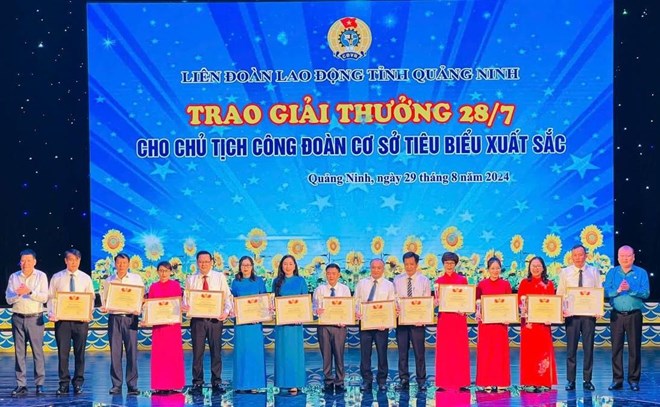 Quảng Ninh tuyên dương 17 Chủ tịch Công đoàn cơ sở xuất sắc