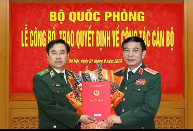 Thăng quân hàm 1 Thiếu tướng quân đội, bổ nhiệm 2 sĩ quan