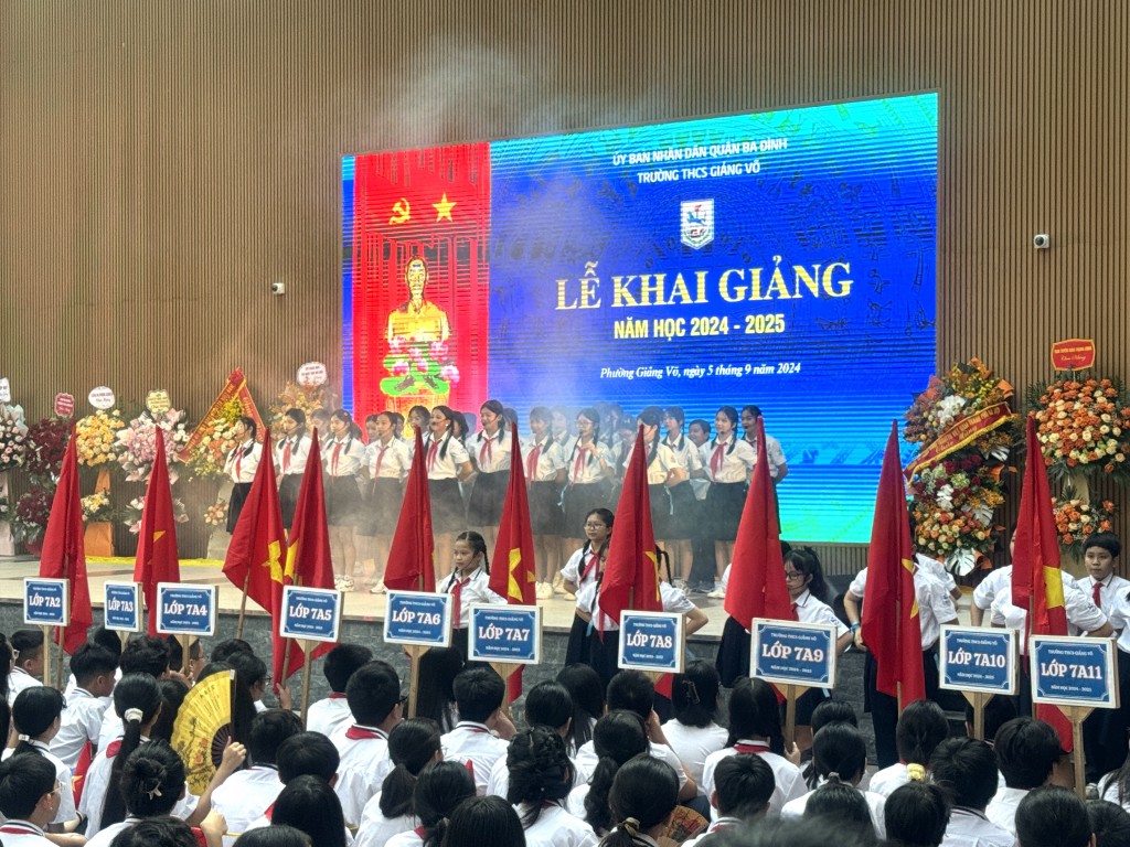 Bí thư Thành uỷ Hà Nội đánh trống khai trường