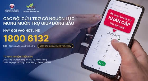 Ra mắt tổng đài cứu trợ khẩn cấp 18006132