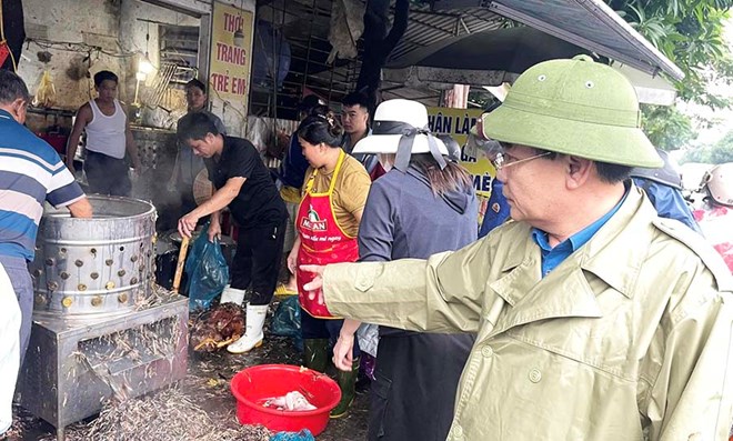 Khẩn cấp giải cứu 15.000 con gà bị ngạt do mưa lũ