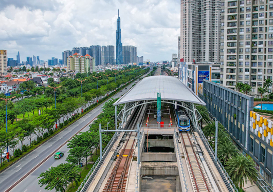 Đến năm 2035, TP HCM có thể hoàn thành 6 tuyến đường sắt đô thị với tổng chiều dài trên 180 km.  Ảnh: HOÀNG TRIỀU