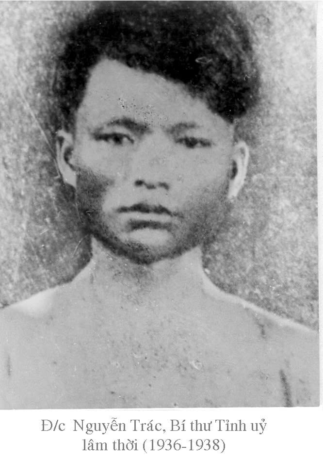 Ảnh Nguyễn Trác do mật thám Pháp chụp năm 1936 - 1938.