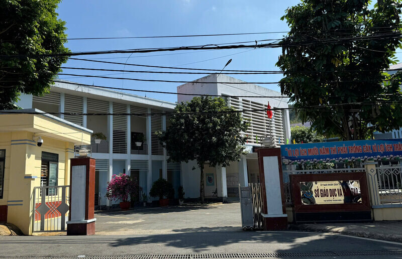 Trụ sở cơ quan Sở GDĐT tỉnh Sơn La. Ảnh: Khánh Linh