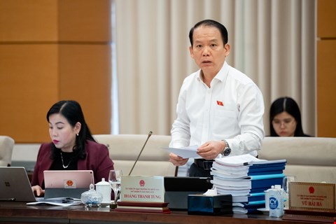 Chủ nhiệm Ủy ban Pháp luật Hoàng Thanh Tùng. Ảnh: Quochoi.vn