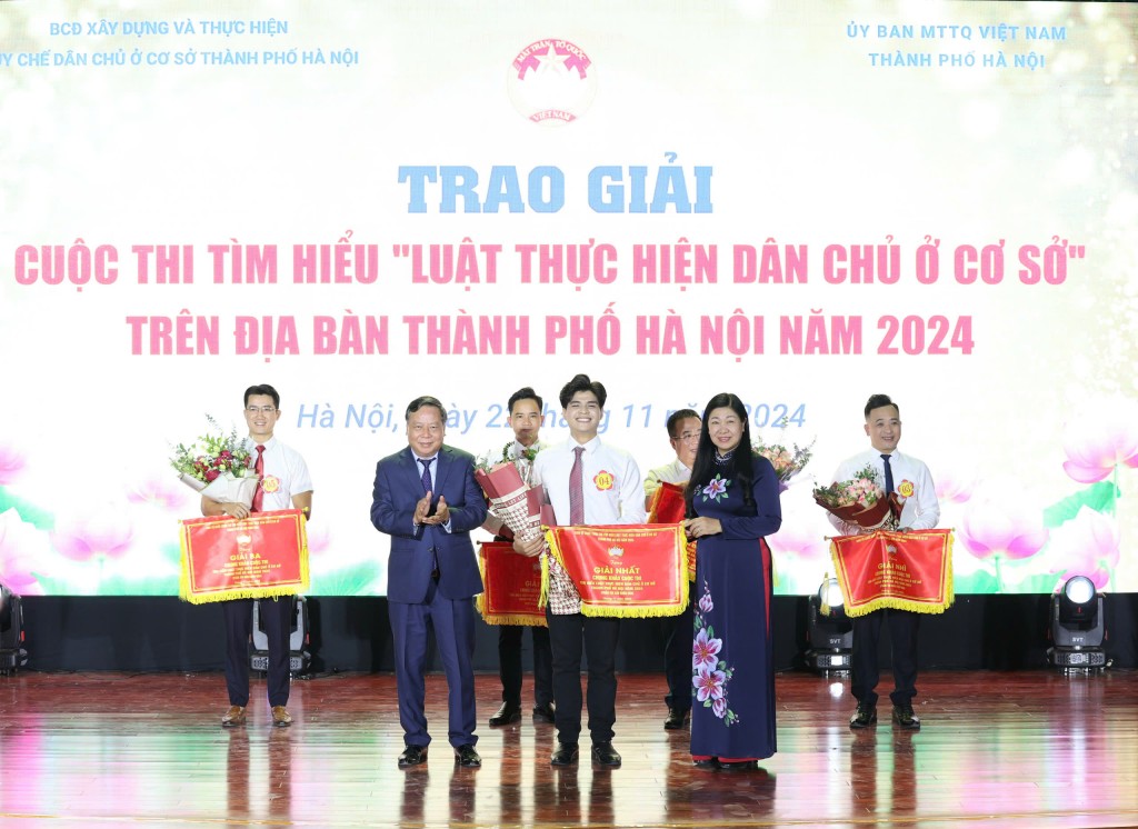 Quận Đống Đa giành giải Nhất tìm hiểu “Luật Thực hiện dân chủ ở cơ sở”