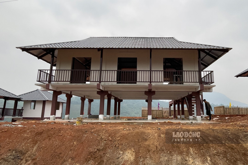 Một ngôi nhà theo đúng chuẩn văn hóa đã hoàn thành, sẵn sàng đón người dân vào sinh hoạt. Ảnh: Đinh Đại