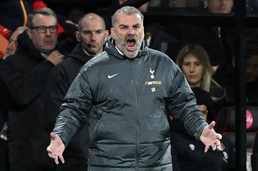 Ange Postecoglou vẫn đang để lại nhiều dấu hỏi sau hơn 1 mùa giải tại Tottenham. Ảnh: AFP