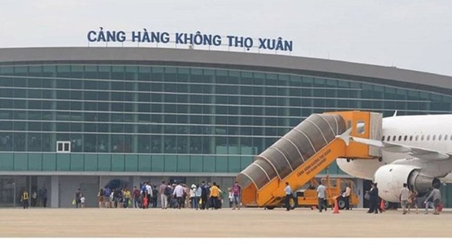 Cảng hàng không, sân bay Thọ Xuân (Thanh Hóa). Ảnh: Trần Lâm