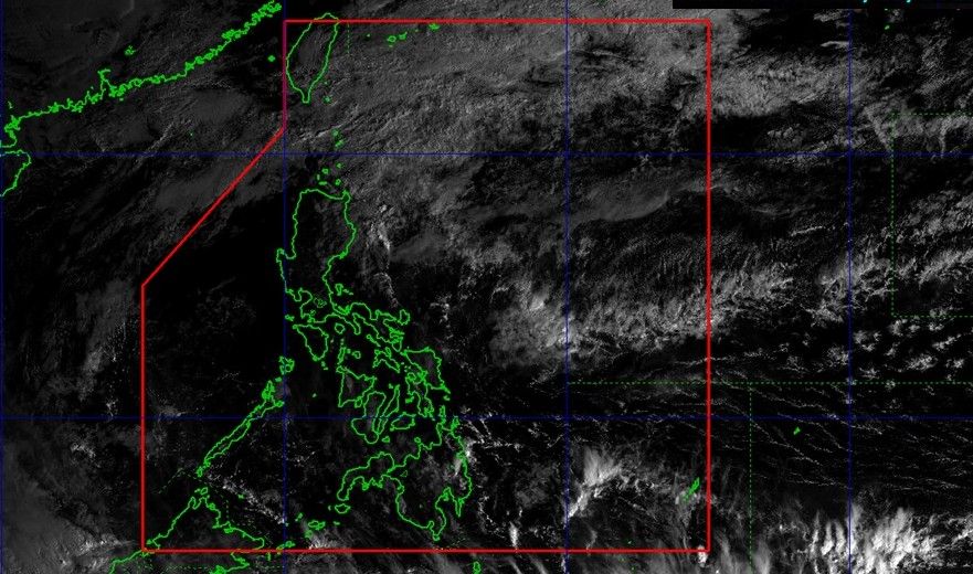 Không có áp thấp nào xuất hiện gần Philippines tính đến ngày 1.2.2025. Ảnh: PAGASA