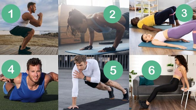 Bài tập không cần dụng cụ để xây dựng cơ bắp, tăng sức mạnh
