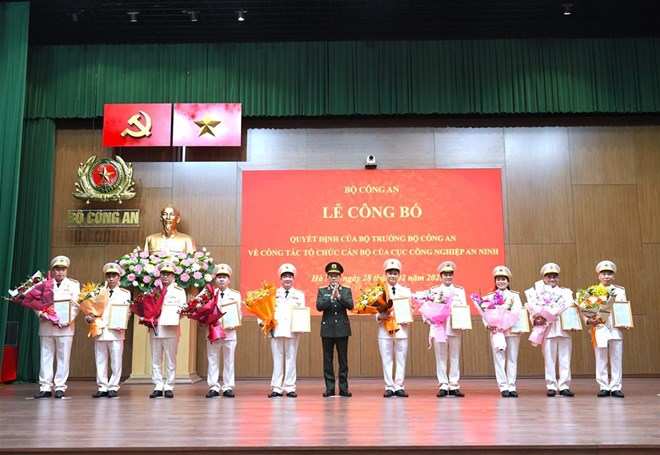 Số lượng cấp phòng và công ty thuộc Cục Công nghiệp an ninh