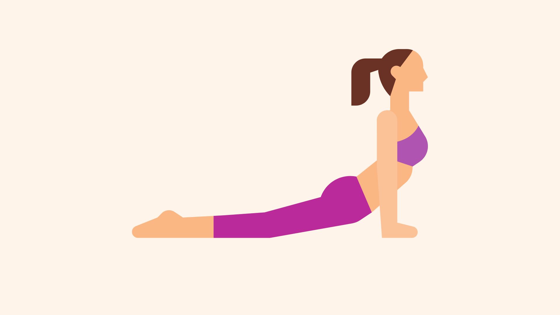 Tư thế rắn hổ mang (Bhujangasana). Đồ hoạ: Đinh Đinh