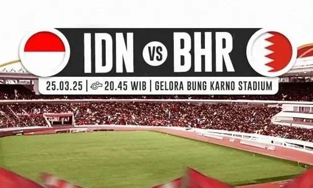Lịch thi đấu bóng đá ngày 25.3: Indonesia vs Bahrain