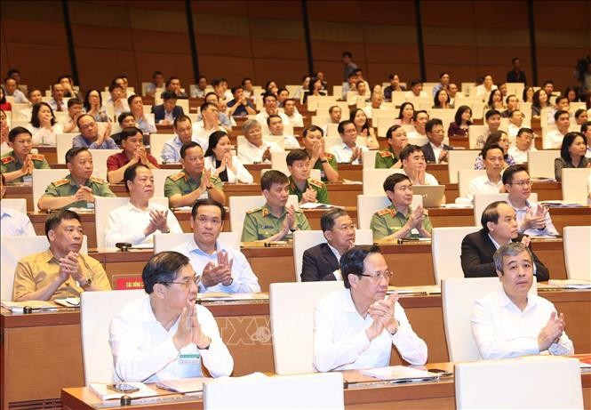 Đại biểu dự hội nghị. (Ảnh: Thống Nhất/TTXVN) Đại biểu dự hội nghị. (Ảnh: Thống Nhất/TTXVN)