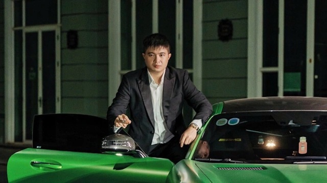 TikToker Phó Đức Nam (Mr.Pips) thường xuất hiện trên các trang mạng xã hội với hình ảnh sang trọng, khoe nhiều đồ hiệu, siêu xe... Ảnh: Chụp màn hình