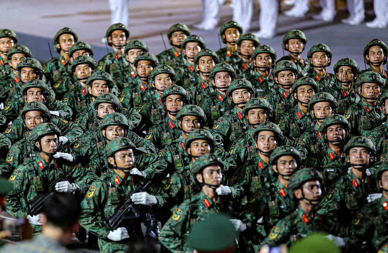 Khối chiến sĩ tác chiến điện tử.