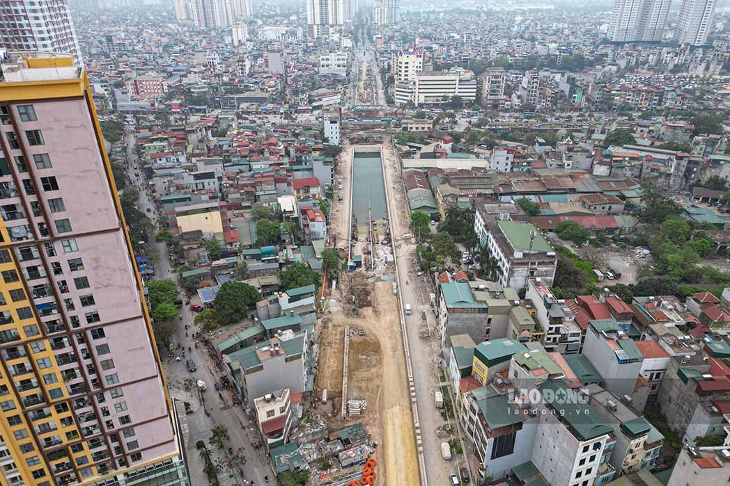 Vành đai 2,5 hướng đi hầm chui Kim Đồng - Giải Phóng.